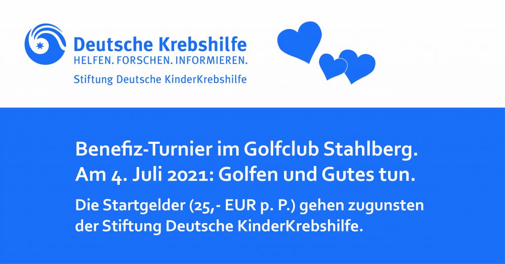 Turniereinladung: Krebshilfe-Turnier am 04.07.2021