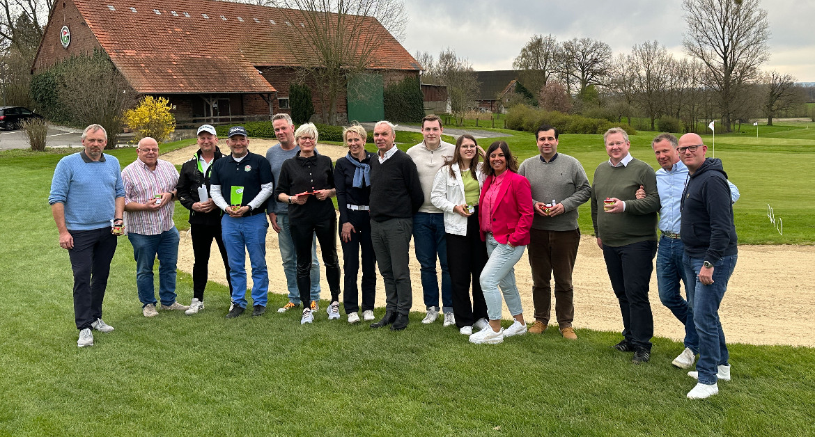 Saison-Eröffnung mit dem „Ostervierer“ am Golfclub Stahlberg.