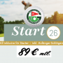 Start-Deal 2026: Golfen Sie für 89,- € im Monat! Den Schlägersatz schenken wir Ihnen!