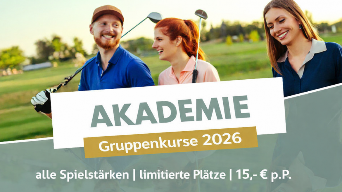 Golfakademie: Neue Gruppenkurse für Absolventen und Fortgeschrittene.